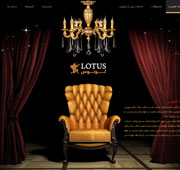 طراحی وب سایت کارخانه لوتوس